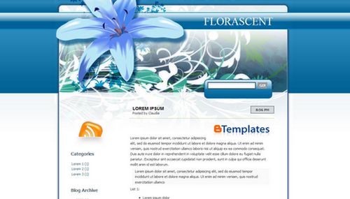 beautiful blogger template