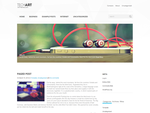 wp theme for technology website