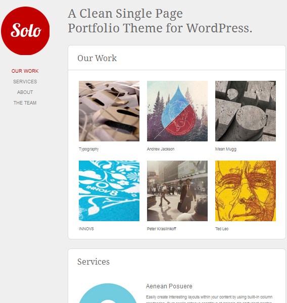 wp persoanl portfolio theme