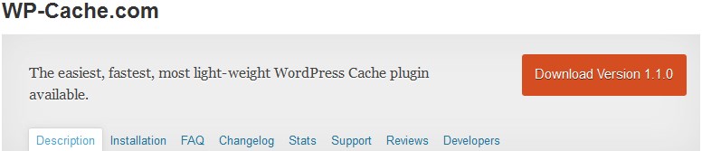 new cache plugin for wordpress