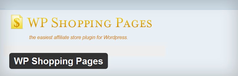 wp shopping plugin for affiliate