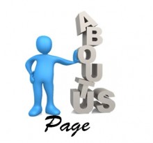 how to write about us page