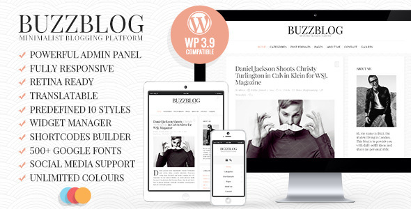 wp blogging theme